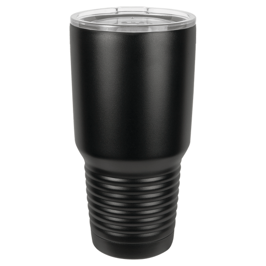 30 OZ VACUUM INSULATED RINGNECK TUMBLER WITH CLEAR LID
