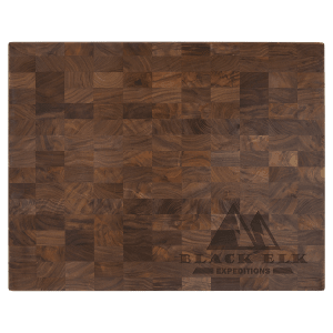 22" x 13" x 1 3/8" WALNUT BUTCHER BLOCK CUTTING BOARD
